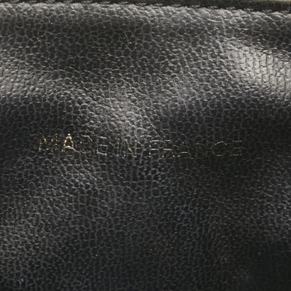 CHANEL Coco Mark Handbag Vanity Bag Black Gold Caviar Skin - Picture 8 of 10